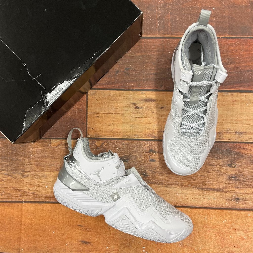 Jordan Men's Westbrook One Take White Basketball Shoes